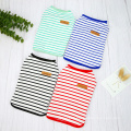 Wholesale Pet Cat Dog  Striped Vest Pet Summer Clothes All-Cotton Pet Vest